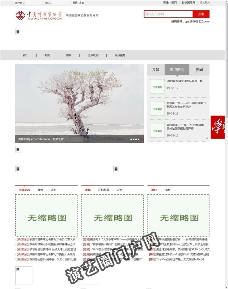 www.snfpa.com-官网首页截图